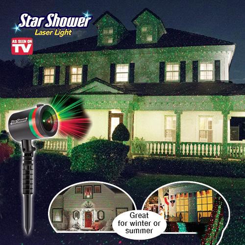 Đèn Laser chiếu sao ngoài trời trang trí đẹp - Star Shower Laser Light