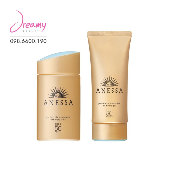 Kem chống nắng Shiseido Anessa Perfect UV Sunscreen Skincare Milk 60ml/Gel 90g