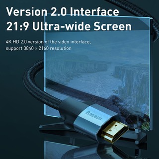Cáp HDMI Baseus Enjoyment Series 4K LV724