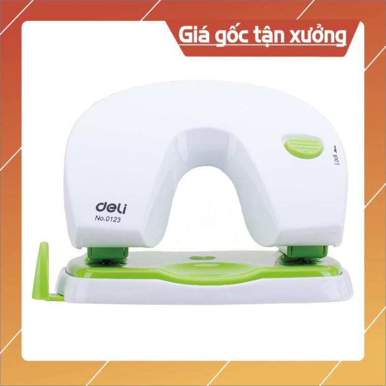 Máy đục lỗ - 10 tờ Deli E0112 }