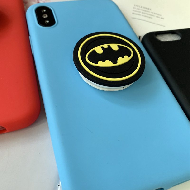 Ốp điện thoại mềm hình siêu anh hùng Batman có giá đỡ cho Meizu M3/M5/M3 Note/M5 Note/M2 Note/MX 6/MX 5/E3/16TH/16TH