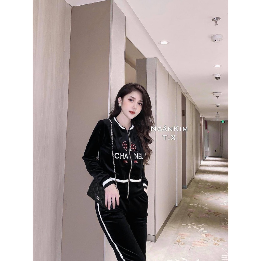 Set bộ thể thao nhung