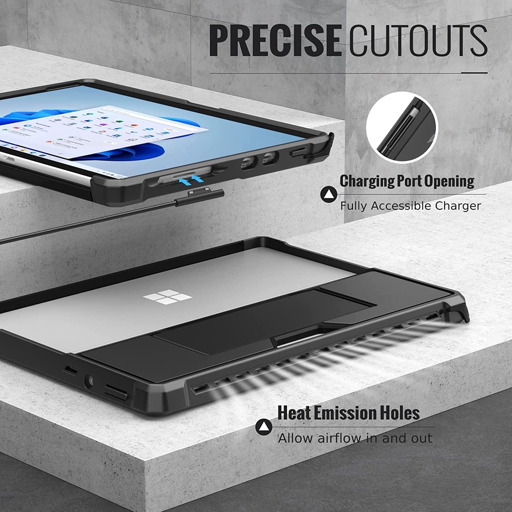 Vỏ bảo vệ máy tính có dây đeo tay cho Surface Pro 8-13&quot; 2021