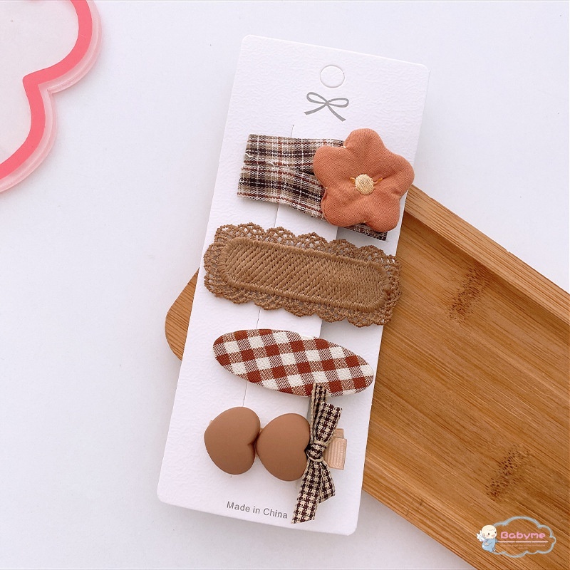 Set 4 Kẹp Tóc Dễ Thương Cho Bé Gái