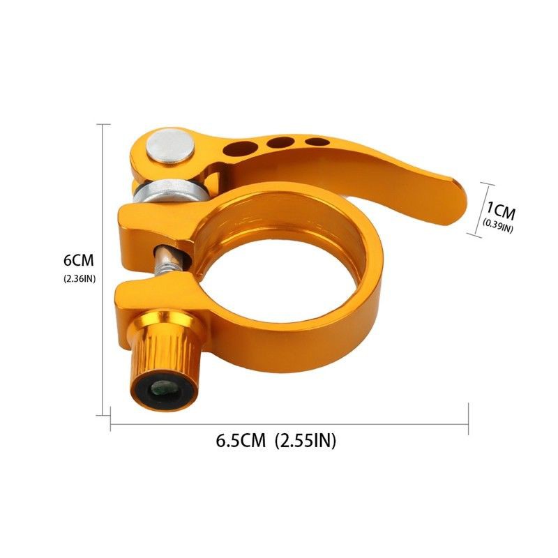 Kẹp cốt yên xe đạp bằng hợp kim nhôm với bu lông có đường kính 31.8
