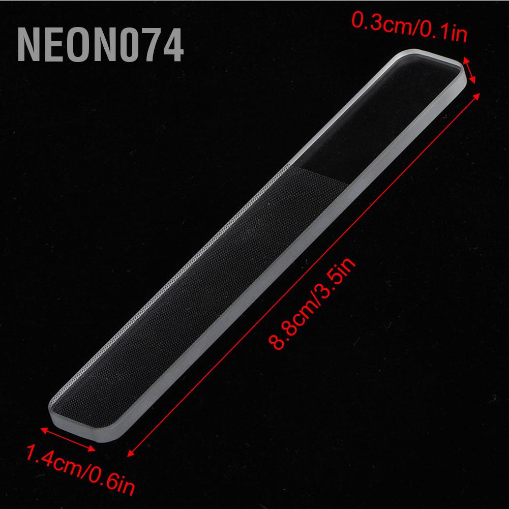 Neon074 Pro Nano Glass Nail File Polishing DIY Art Grinding Tool for Pregnant Women giũa móng tay