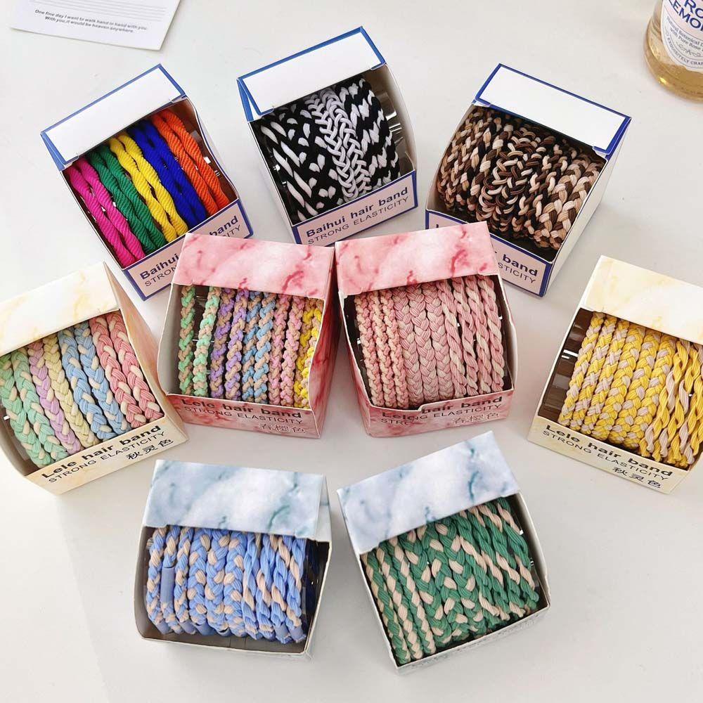 Dây Buộc Tóc Cao Su Co Giãn Thời Trang Cho Nữ