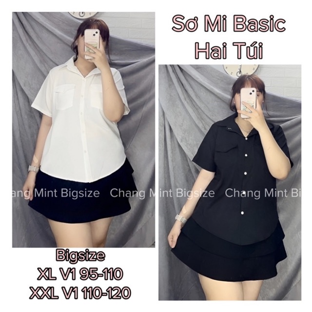 Áo Sơ Mi Basic Bigsize 65-90kg (changmintbigsize)