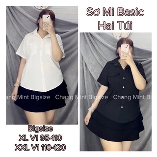 Áo sơ mi basic bigsize 65-90kg