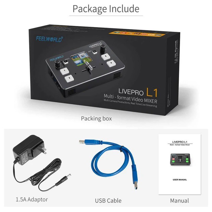 FeelWorld LIVEPRO L1 - Video Mixer Switcher - Bảo hành 12 tháng