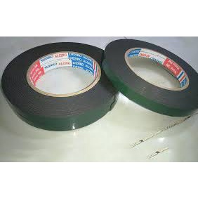 Băng Keo 2 Mặt, Băng Dính 2 mặt Xốp Xanh 1cm, 2.4cm