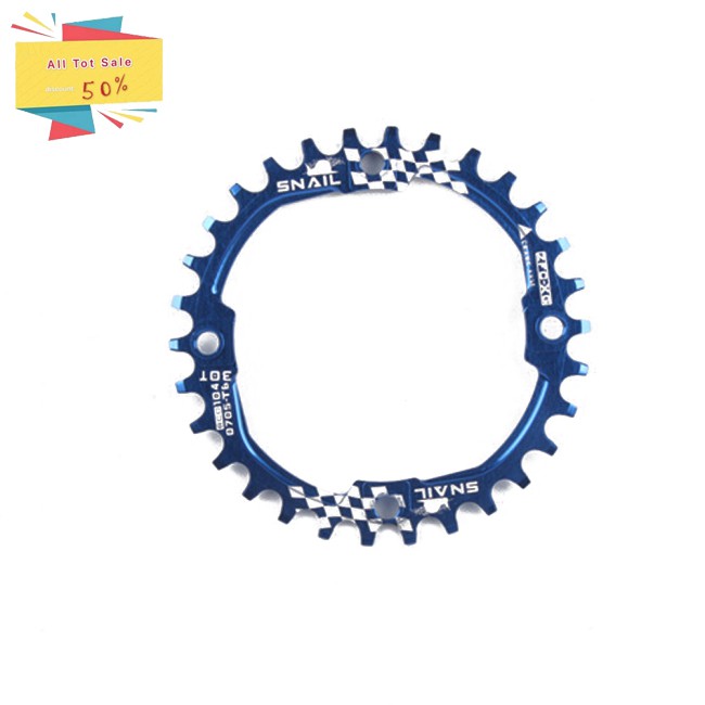 🔥Hàng xịn🔥 30T Bike Chainring 104bcd Mountain Bike Chain ring Narrow Wide MTB Single Speed Bicycle Chainwheel Colored Bike Bolts