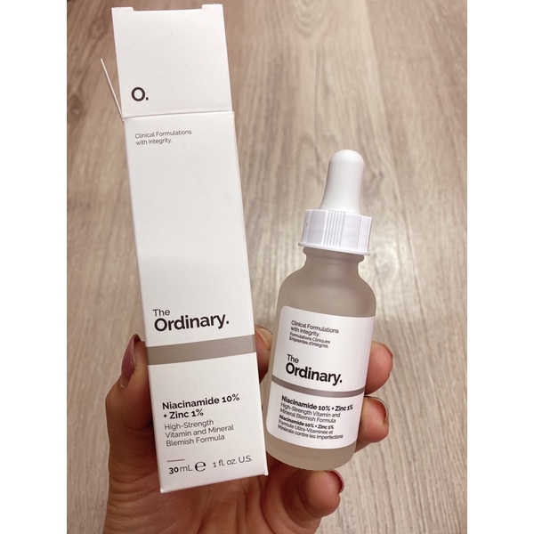 The Ordinary - Tinh chất giảm mụn thâm The Ordinary Niacinamide 10% + Zinc 1% - 30ml