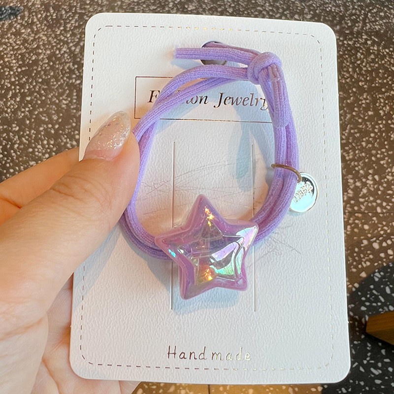 Dây Buộc Tóc Hình Điện Thoại Màu Hồng Đào Ngọt Ngào Cho Nữ