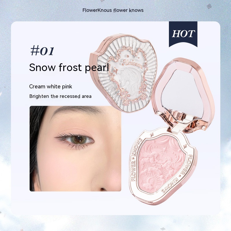 FLOWER KNOWS Phấn Má Hồng Dập Nổi Màu Sắc Gradient Độc Đáo