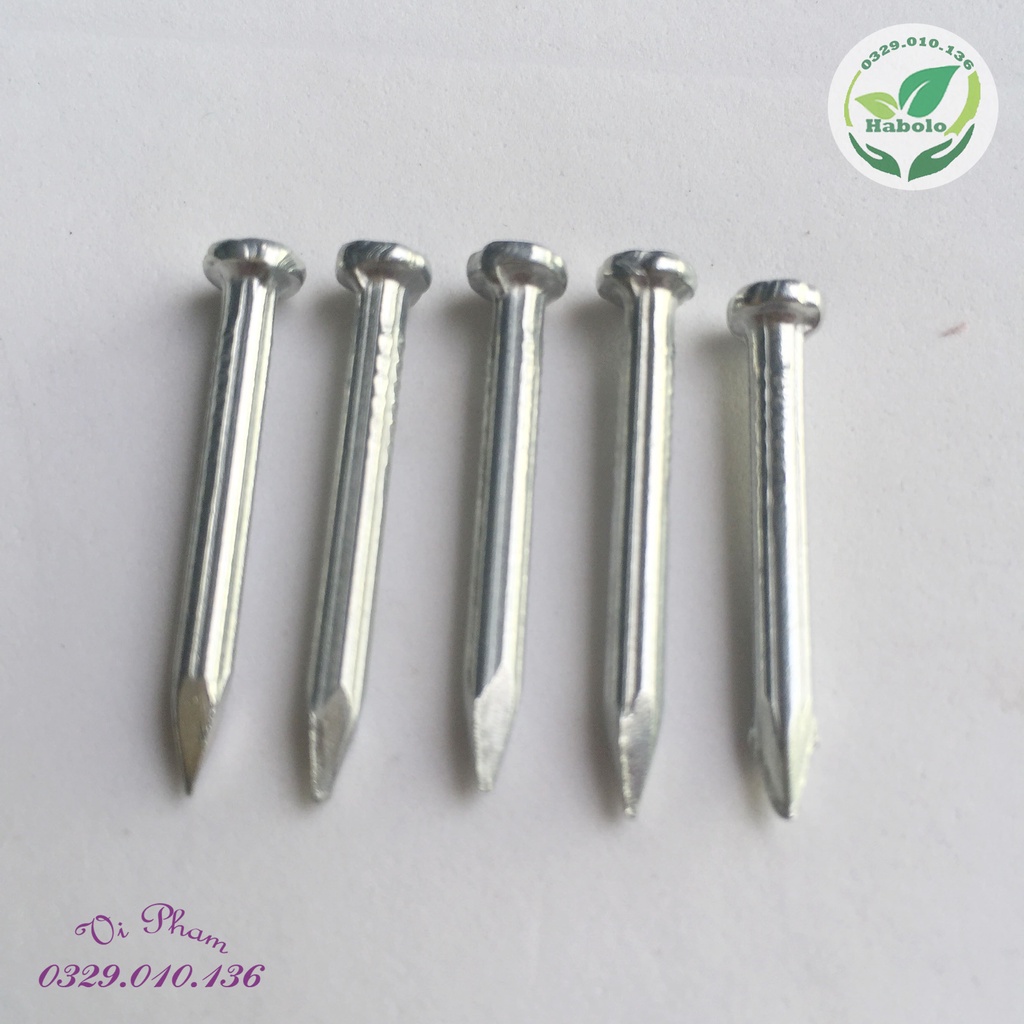 [Bịch 100g] Đinh thép đóng trực tiếp vào tường, bê tông...đủ kích thước dùng treo tranh, vật dụng gia đình.