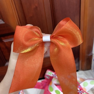 Ruy băng lụa 3,8cm cam (ribbon)