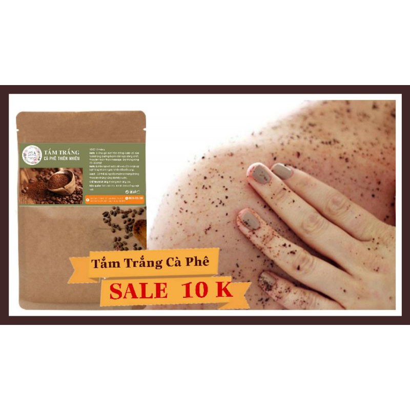 TẮM TRẮNG CÀ PHÊ HANDMADE NHÀ BỘT TRẮNG SÁNG BẬT TONE MỀM MỊN
