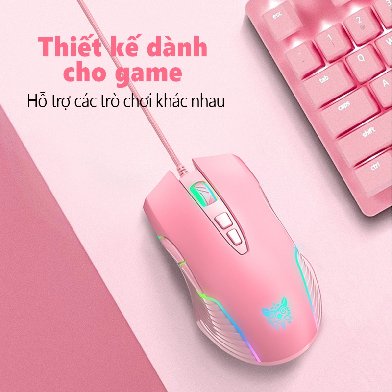 ONIKUMA CW905 Chuột Chơi Game Có Dây Thể Thao Điện Tử Có Đèn Nền RGB Cho Máy Tính Xách Tay/PC bảo hành 24 tháng