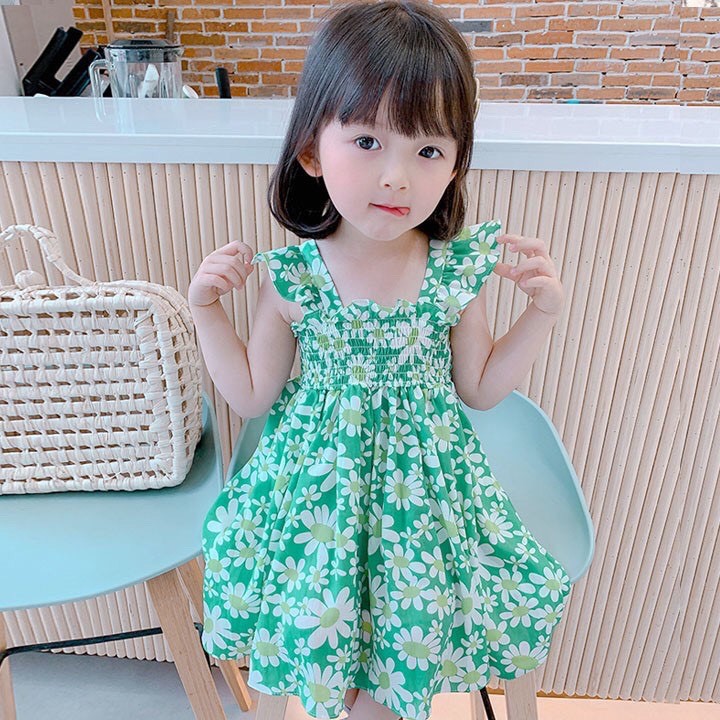 Váy Hoa Nhí dễ thương cho bé gái