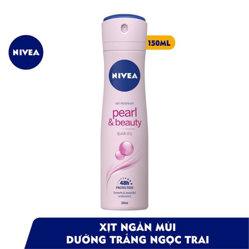 Xịt Khử Mùi Nivea các loại 150ml