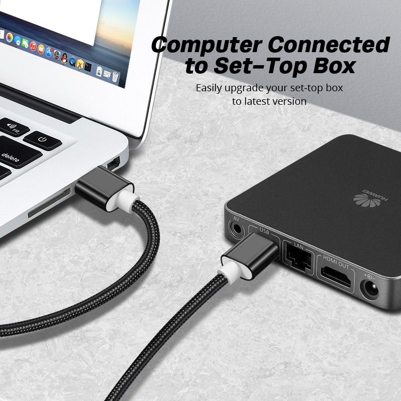 Dây cáp HdoorLink Male sang Male USB 2.0 chuyển đổi dữ liệu tốc độ cao dài 1M dành cho máy tính Laptop