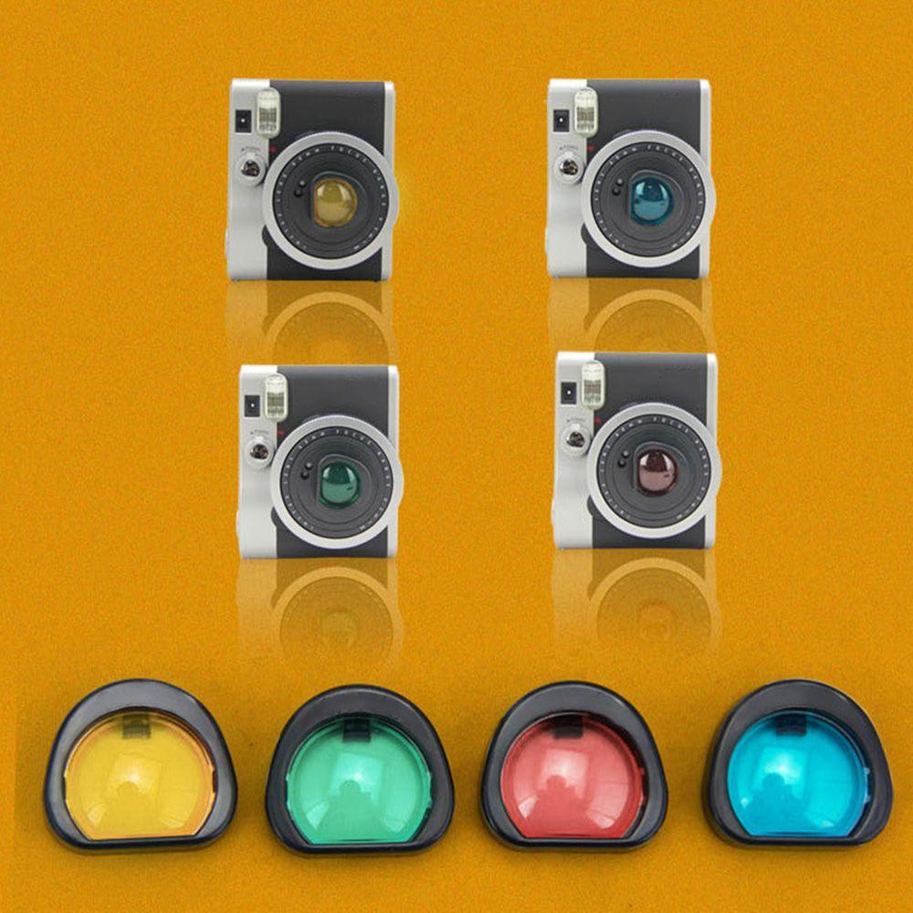 BTLIMER Bộ 4 Kính Lọc Màu Sắc Thời Trang Cho Máy Ảnh Instax Mini90