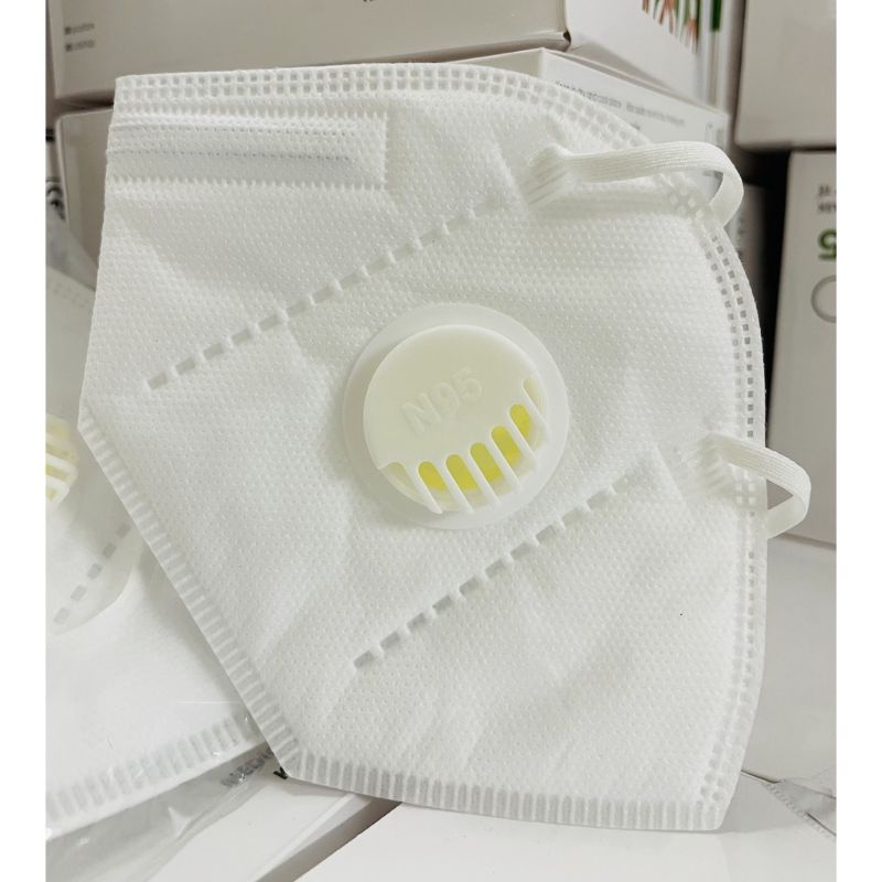 Khẩu trang N95 HM95 có van thở 5 lớp chống bụi mịn | BigBuy360 - bigbuy360.vn