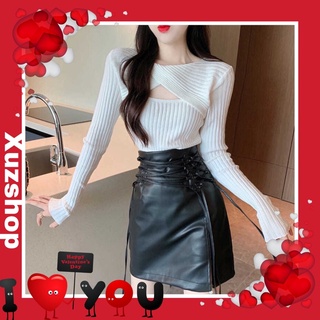 Áo len tăm tay dài khoét ngực loại đẹp sexy