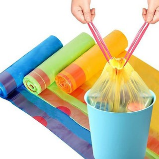 Cuộn Túi Đựng Rác Có Dây Rút tiện dụng