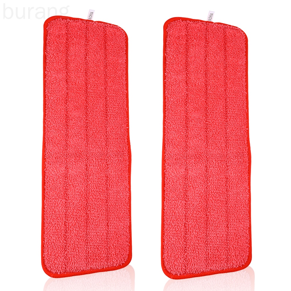 Set 2 miếng đầu lau sàn phẳng tự dính làm sạch có thể giặt được loại bỏ bụi bẩn cho phòng tắm
