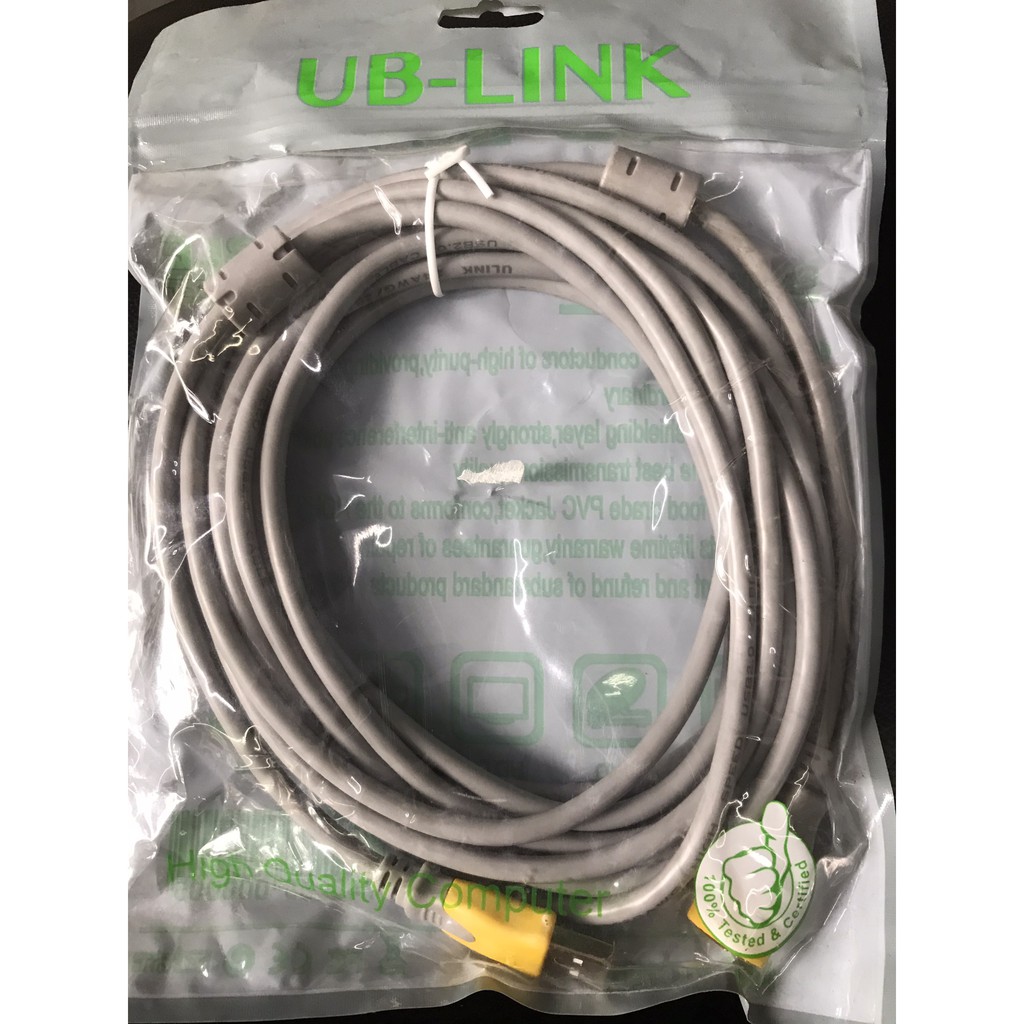 Dây nối dài Usb 1,5m , 3m ,5m, 1 đầu âm 1 đầu dương chống nhiễu cực tốt