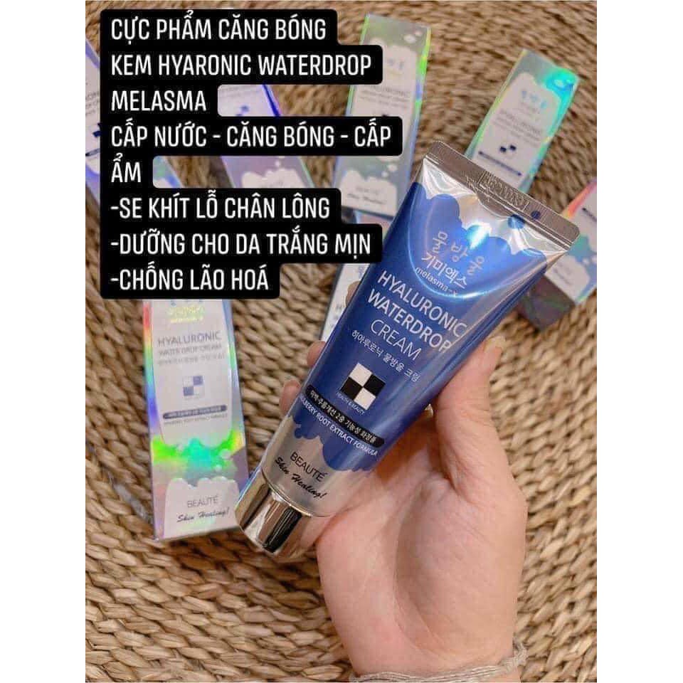 Kem Cấp Nước Melasma-X Hyaluronic Water Drop Cream 80ml