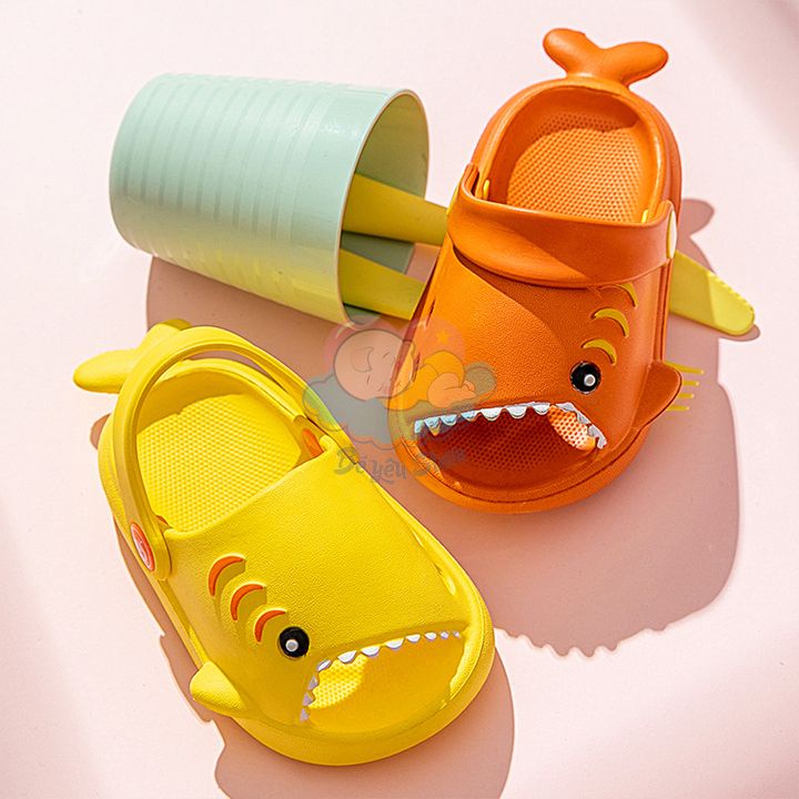 Dép cho bé Gái – Dép cho bé Trai cao cấp hình BABY SHARK dễ thương chống trượt (dép cho bé 1 tuổi đến 6 tuổi))