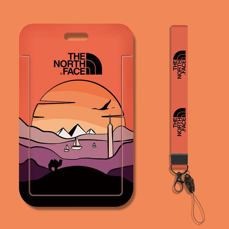 The North Face Card Holder Móc Khóa Đựng Thẻ ID/Thẻ ID Kiểu Đơn Giản Tiện Dụng