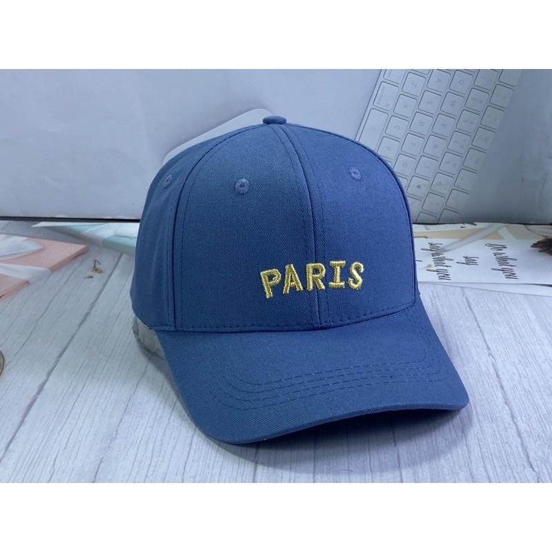 Nón lưỡi chai, nón kết nam nữ thêu chữ Paris thời trang, phong cách