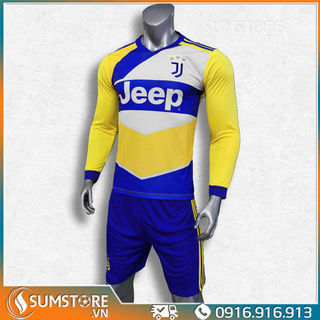 Đồ đá banh thể thao clb juventus 3rd dài tay 2021 - áo bóng đá mới 2021