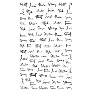 Sticker chữ ký ( nhiều mẫu)