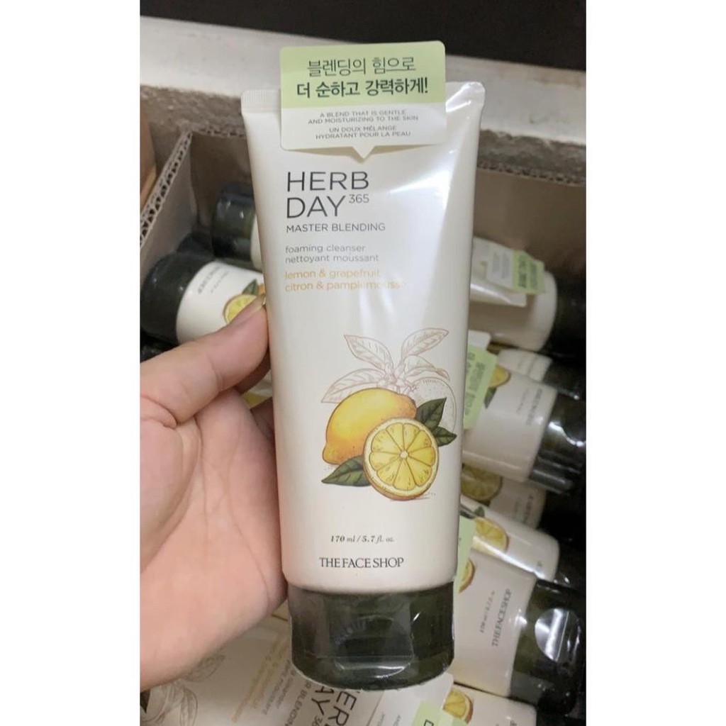 [Mẫu Mới] Sữa rửa mặt Herb Day 365 The Face Shop 170ml ( hàng chính hãng) | BigBuy360 - bigbuy360.vn