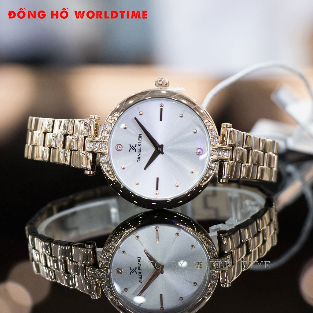 Đồng Hồ Nữ Daniel Klein DK.1.12320 Chính Hãng Full Box, Chống Nước, Dây Thép