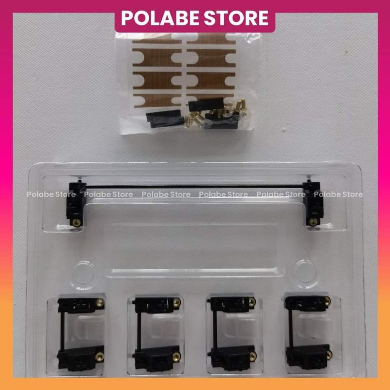 STAB OWLAB V3 thanh cân bằng bàn phím cơ Stabilizer Owlab v3 loại Screw-in bắt vít PCB Mount - Polabe Store
