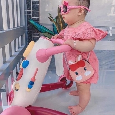 Xe tập đi cho bé Chilux Walk G, xe tập đi đa năng gấp gọn dễ dàng, bảo hành 2 năm