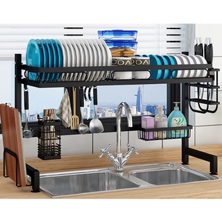 Kệ Để bát đĩa Thông Minh Trên Bồn Rửa Bát-Giá để bát đĩa đa năng full phụ kiện