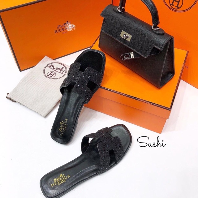 Dép lê hm tán đá fullbox