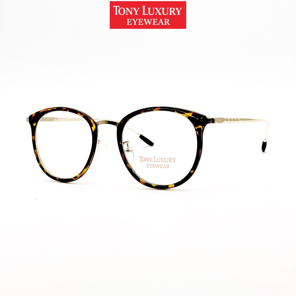 Gọng Kính Cận Nhựa Tròn To Tony Luxury Eyewear Q2-9237 - Nhận Cắt Tròng Cận Viễn Loạn | BigBuy360 - bigbuy360.vn