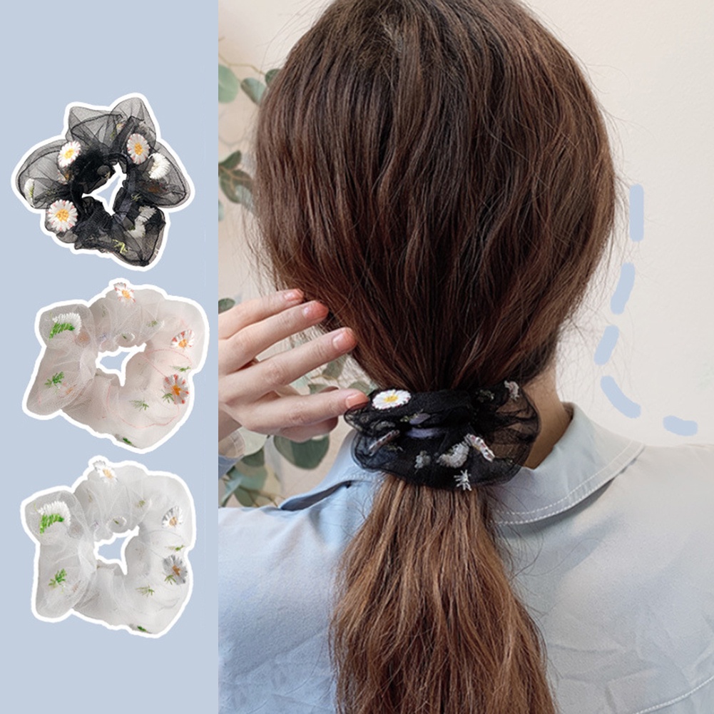 Set 3 Dây Buộc Tóc Co Giãn Thời Trang Cho Nữ