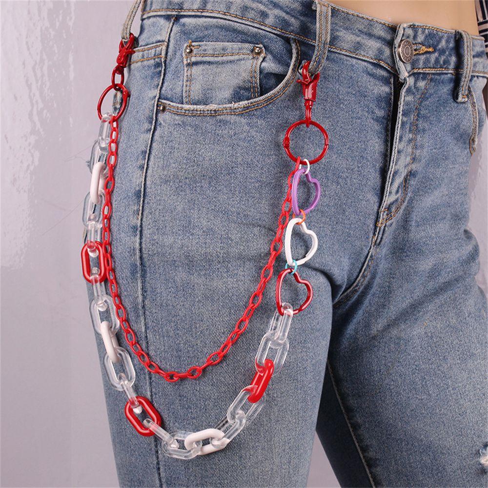 ORIENTLII Móc Khóa Acrylic Nhiều Màu Thời Trang Cho Nữ