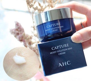 Kem Dưỡng Cấp Nước Sáng Da AHC Capture Moist Solution Max Cream