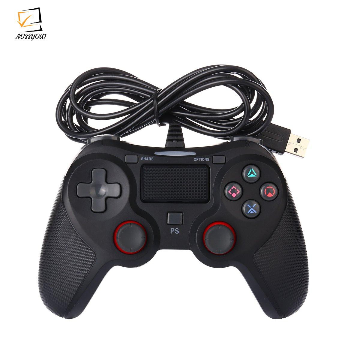 Tay Cầm Chơi Game Có Dây Usb Cho Ps4 / Ps4 Slim / Ps4 Pro / Ps 3