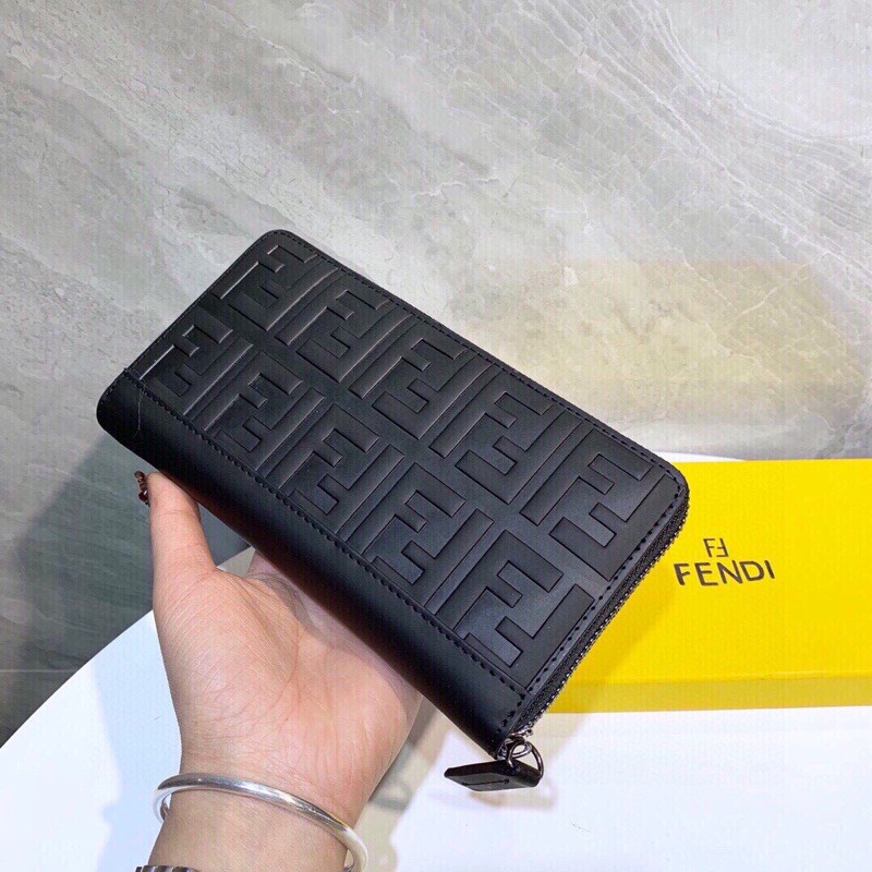 Ví, bóp dài, clutch thời trang da thật cao cấp Fendi FD